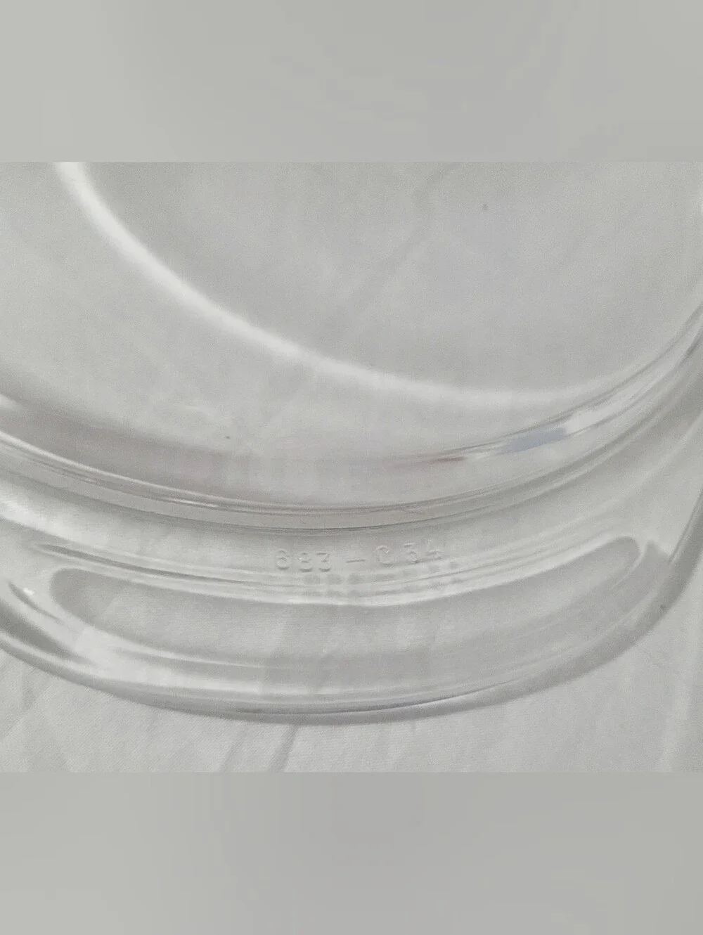 PYREX 1.5 qt Clear Glass 023 Casserole Dish Bowl W/ 683-C Lid Vtg USA